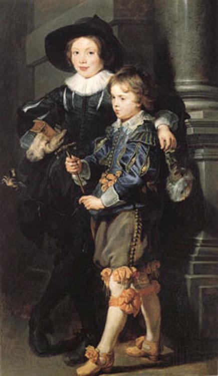 Peter Paul Rubens Albert and Nicolas Rubens (mk01) France oil painting art